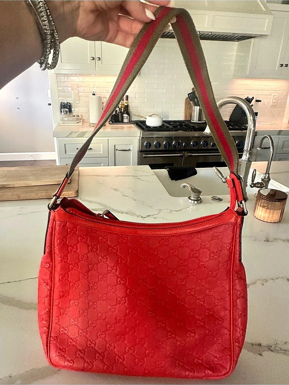 Gucci Red Shoulder Bag
